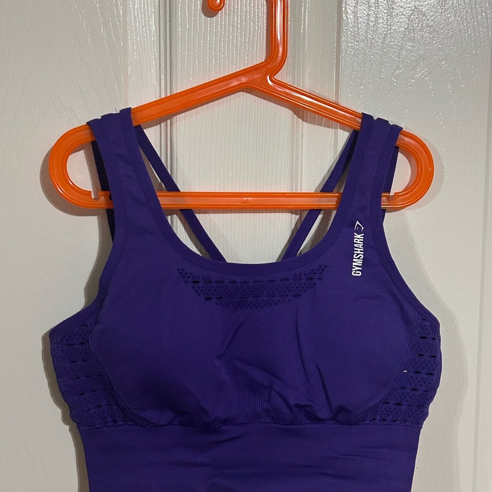 Gymshark Purple Racerback Sports Bra